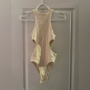 Zara, bodysuit with cut outs, size: small